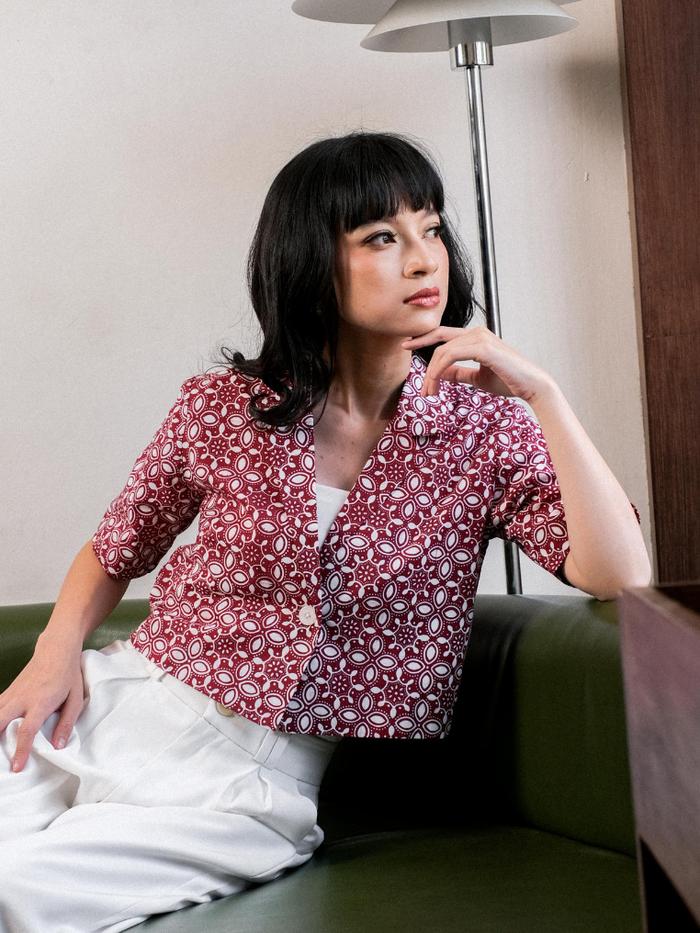 Kichi Batik Blazer Batik Harsana
