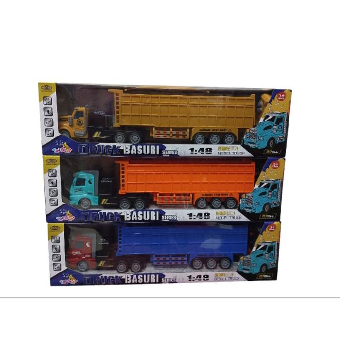 Mainan Anak RC Mobil Truck Container Seri RC TRUCK SERIES - Red FireFighter