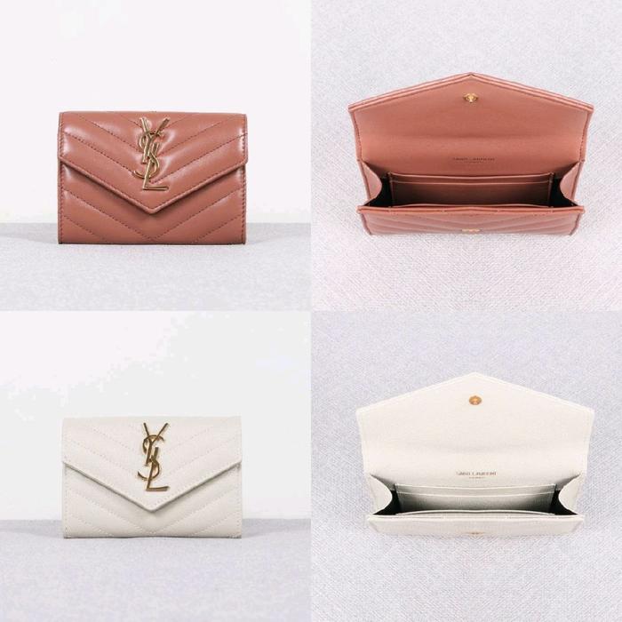 Saint Laurent YSL Small Envelope Cassandre Wallet
