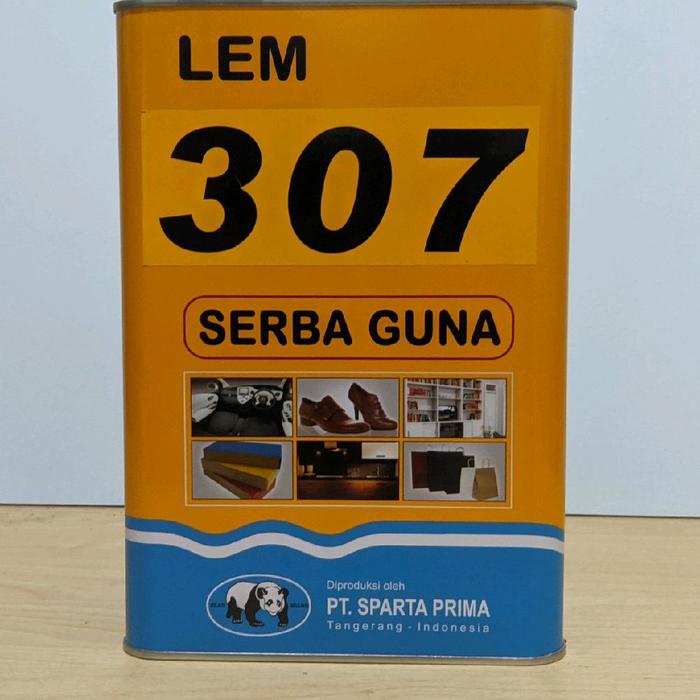 Lem Kuning 307 100Mili Botol Plastik dengan Tutup Kuning
