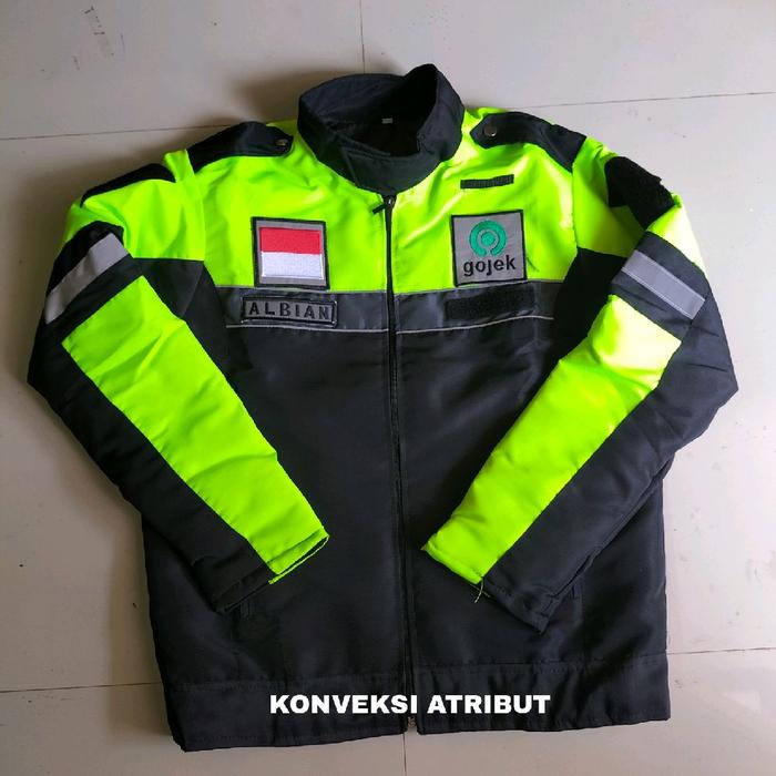 jaket ojol keren gojek grab waterproof