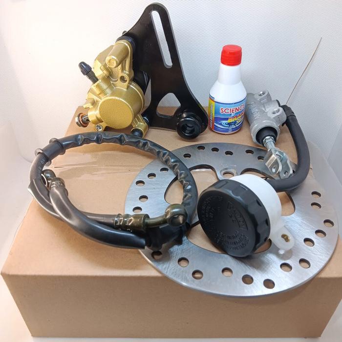 CAKRAM SET BELAKANG SATRIA F150,SATRIA FU,SATRIA FU FI / KALIPER PLUS PIRINGAN CAKRAM SATRIA FU