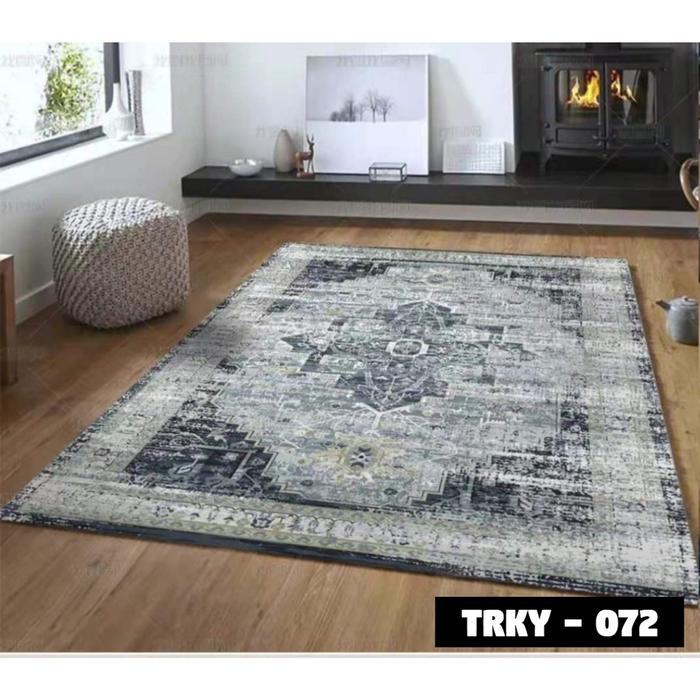 [Cod] Hanaco - Turkey 2 Meter X 1,4 Meter Karpet Turkey Import Original Qualitas Unggul Turkey Ambal
