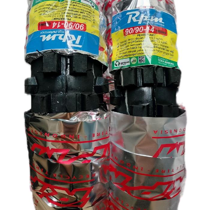 Ripin Ban Luar Cross Matic Ring 14 Vario Beat Mio X-Ride Xeon Ukuran 80/90-14 & 90/90-14 Bukan Tuble