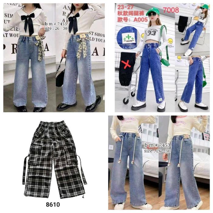 jeans anak cewek /celana jeans anak perempuan import/levis anak cewek/jeans import anak/jeans/katun 