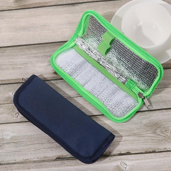 Portable Diabetic Insulin Cooler Bag Protector Pill Refrigerated Ice Box Ice Pack Insulation Organiz