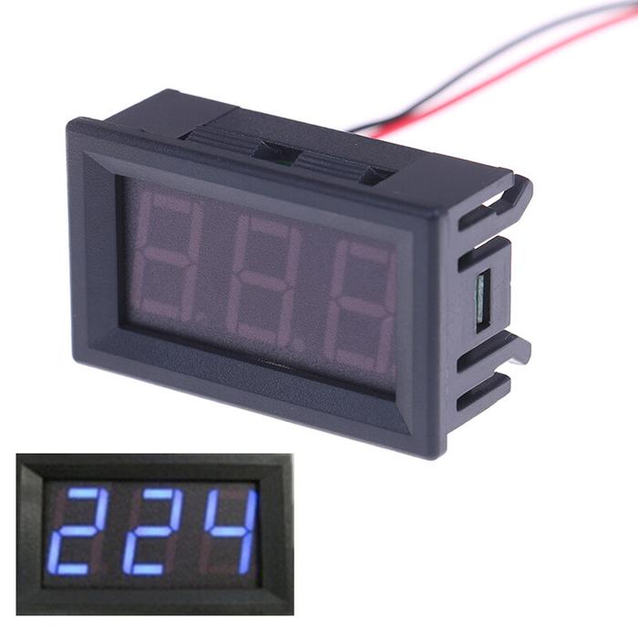 Ministar Voltmeter AC 70-500V, Voltmeter Digital LED Display 2 Kawat