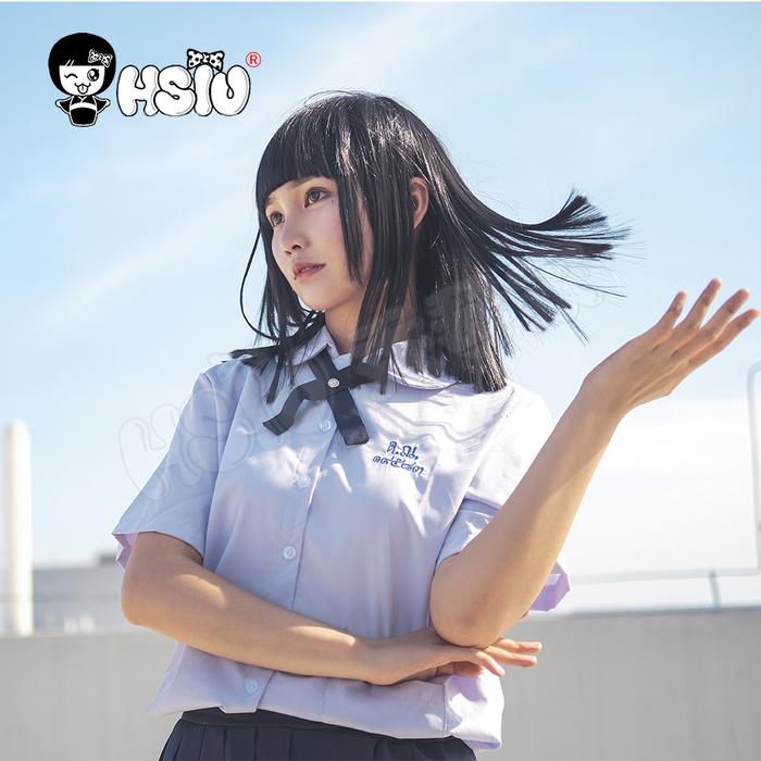 Nanno cosplay wig Girl from Nowhere cosplay HSIU  Black short