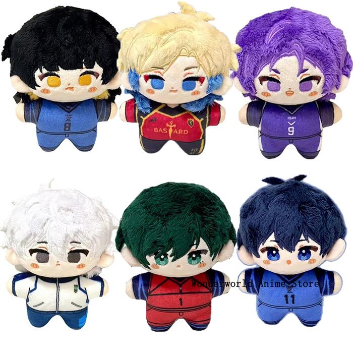 Anime BLUE LOCK Cosplay Rin Itoshi Sae Isagi Yoichi Michael Kaiser Nagi Seishiro Mikage Reo Plush Ad