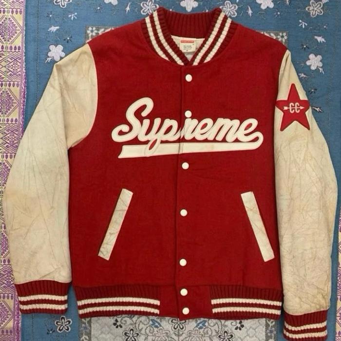 VINTAGE SUPREME VARSITY JACKET 1994