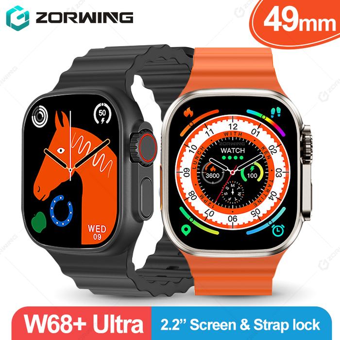W68+ Ultra Smart Watch Men 49mm ECG NFC Smartwatch 2.2-inch Custom
