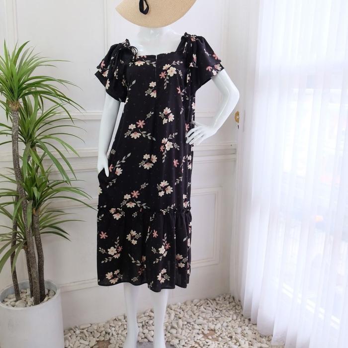 Shelby Dress Daster Harian Kekinian Motif Viral Busui