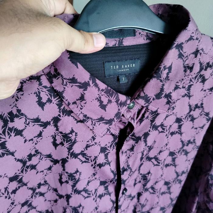 kemeja motif Ted baker branded SIZE XXL