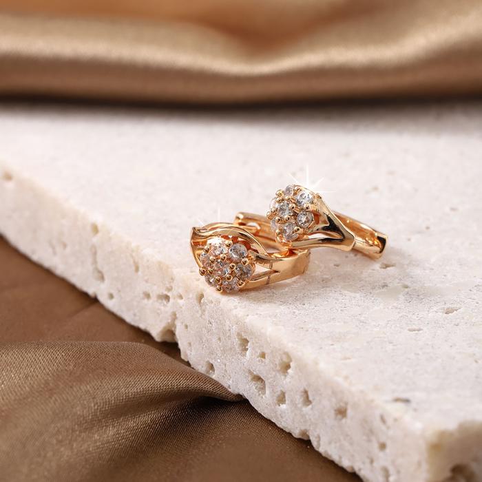 Anti-karat subang titanium Anting-anting wanita Korea aksesori fesyen D583
