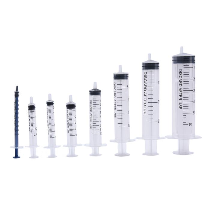 Plastic Disposable Injector Luer Slip Syringes Blunt Tip Syringe For