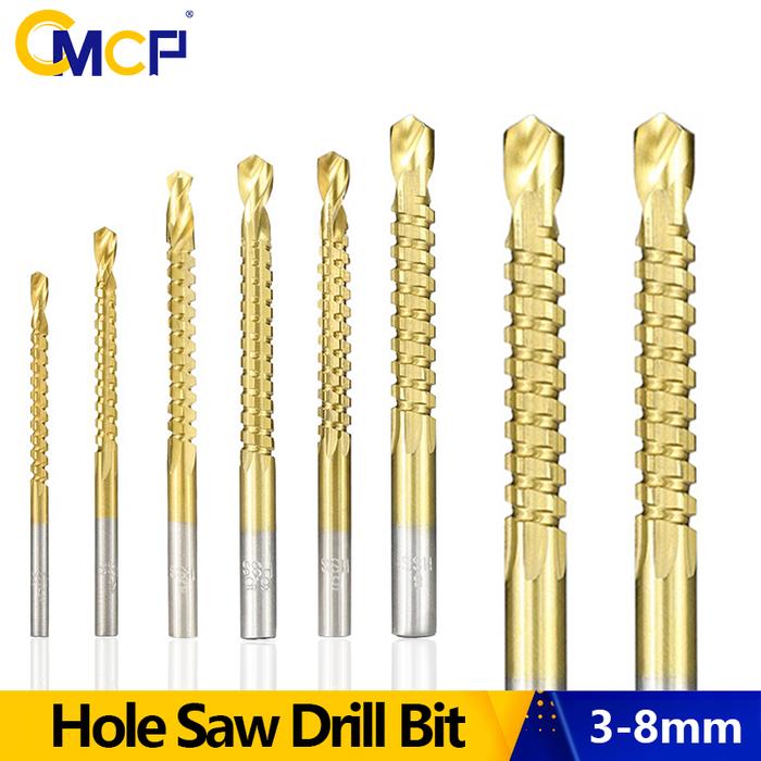 CMCP Cobalt Drill Bits Set Spiral Metric Composite Tap Drill Bit Tap