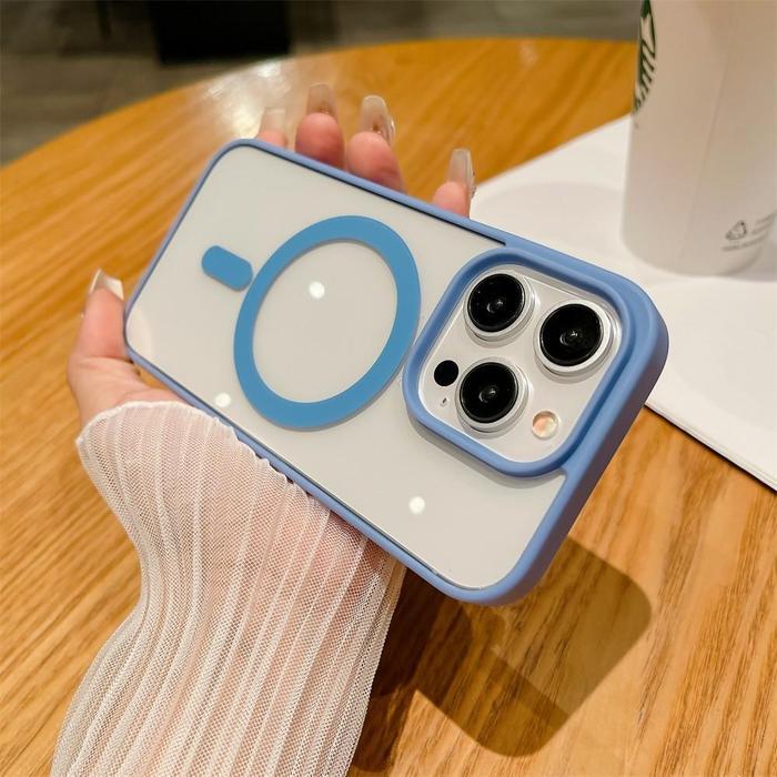 Hard Case Premium Hybird Slim Magsafe Clear Colour Edition Magnetic Wireless charging Hardcase 10 Wa