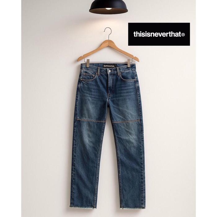 Thisisneverthat Regular Fit Mens Jeans (Blue Washed)