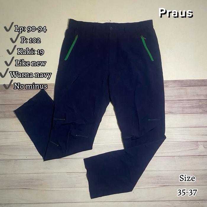Celana outdoor brand praus like new navy