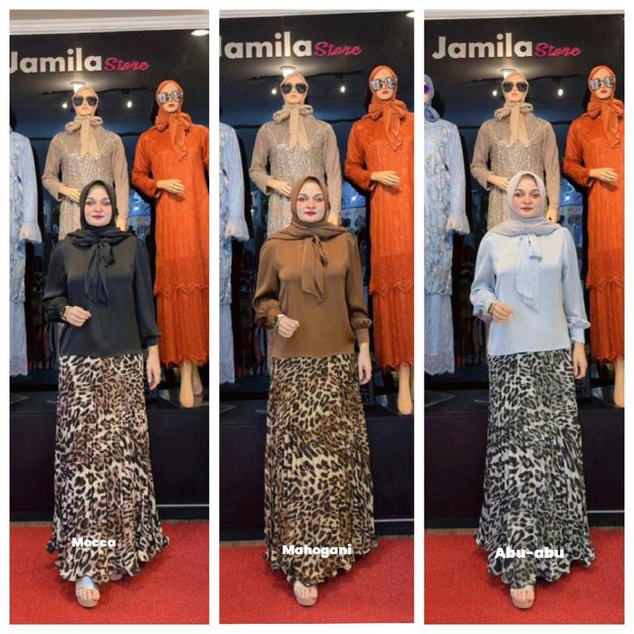 Jamila Store Baju Muslimah Model Berauraleza Pigura Muncutan Lem Terendang Jenis Muceko dibuat Olahr