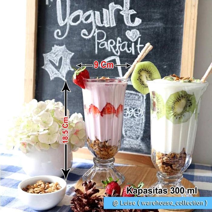 ( 4 PCS )CITINOVA GELAS KACA PALMA CITINOVA | Gelas Cafe dan Resto | Gelas Jus kaki