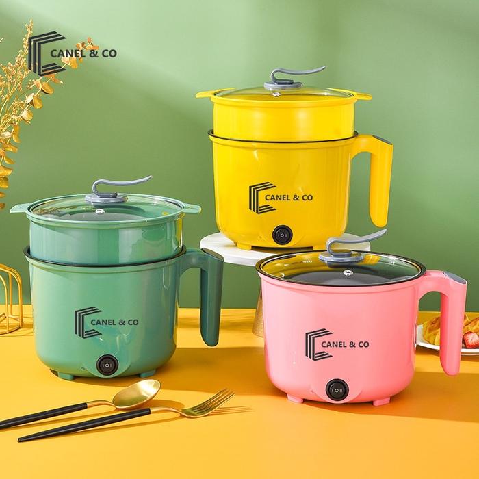 CANEL & CO Goreng Panci Listrik Multifunctional Electric Frying Pan Panci Listrik Lapisan Teflon/Pan