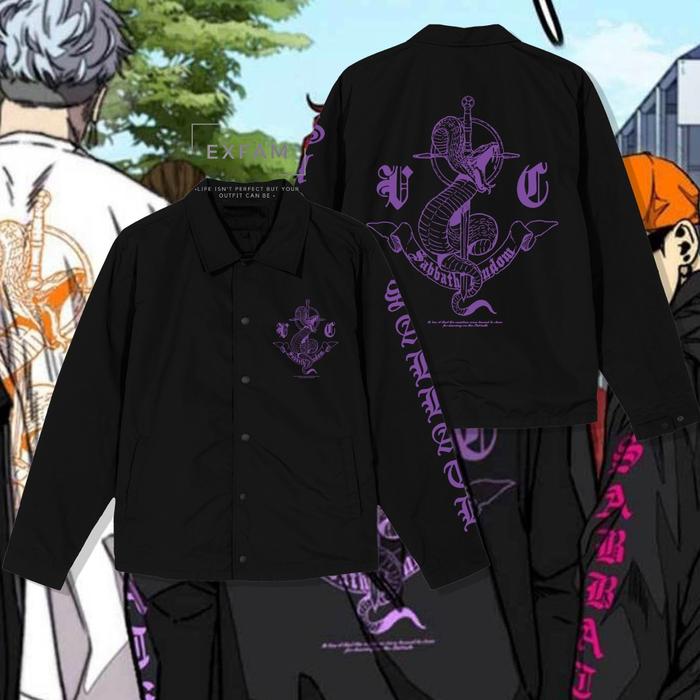 Jaket Coach Sabbath Crew Komik Wind Breaker