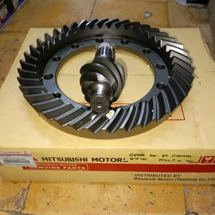 Gear Set / Gigi Gardan / Cron Wheal Mitsubishi PS Canter 125 Rasio 6 X 40 Merk Mitsubishi