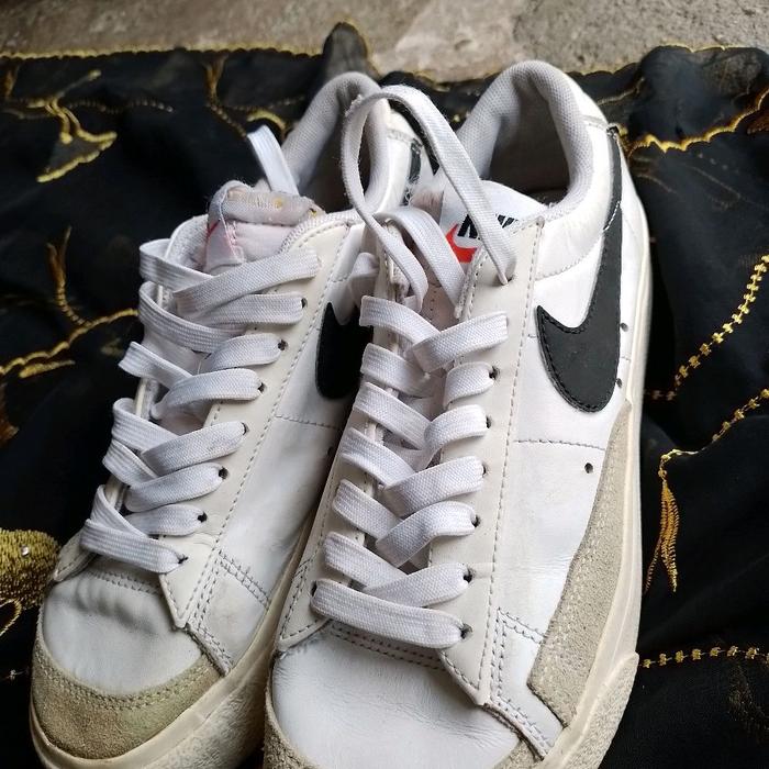 Nike Blazer Low 77 Vintage Putih Size 36 Original Made in Indonesia Kulit Asli