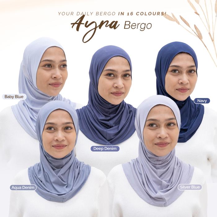 FIXPOSE Ayra Bergo | Hijab Sport | Bergo Olahraga | Kerudung Olga | Hijab Olga