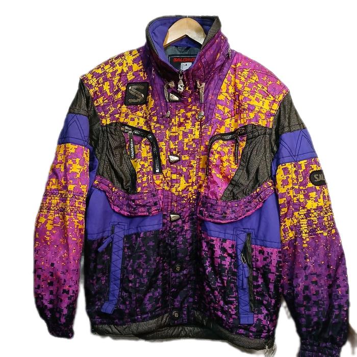 Jaket Vintage Outdoor Salomon Multicolor Size XL