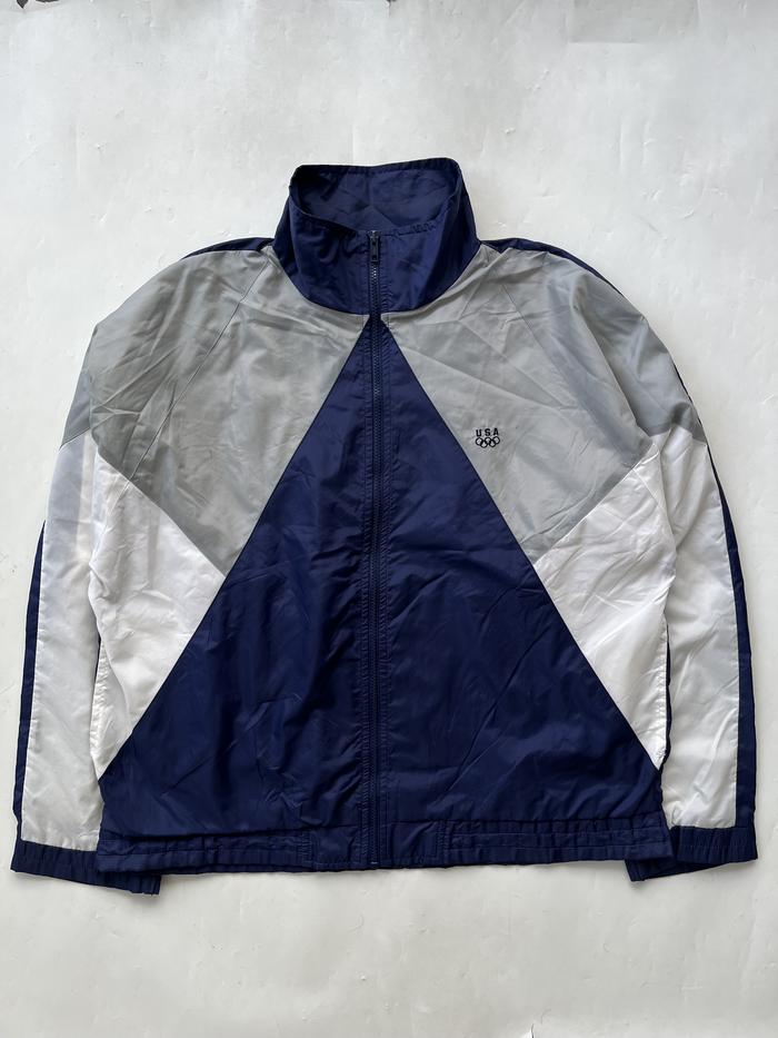USA OLYMPIC Windbreaker Colorblock Vintage Jacket (JC-6705) XL (68x66)