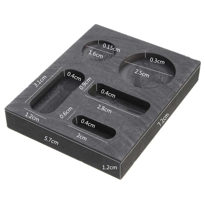 Crucible Graphite Ingot Bar Round Coin Combo Melting Ingot Casting