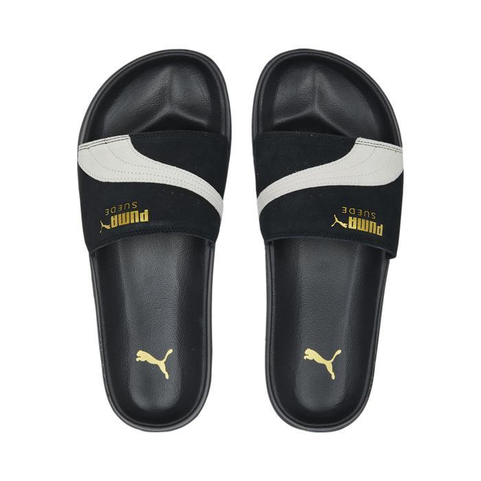 Puma Sandal Leadcat 2.0 Suede Og Black-White-Metallic Gold Best Seller