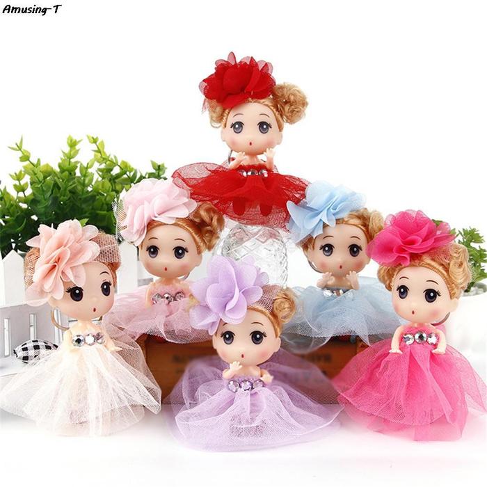 12cm Mini Ddung Doll Cute Toy Confused Doll Key Chain Phone Pendant