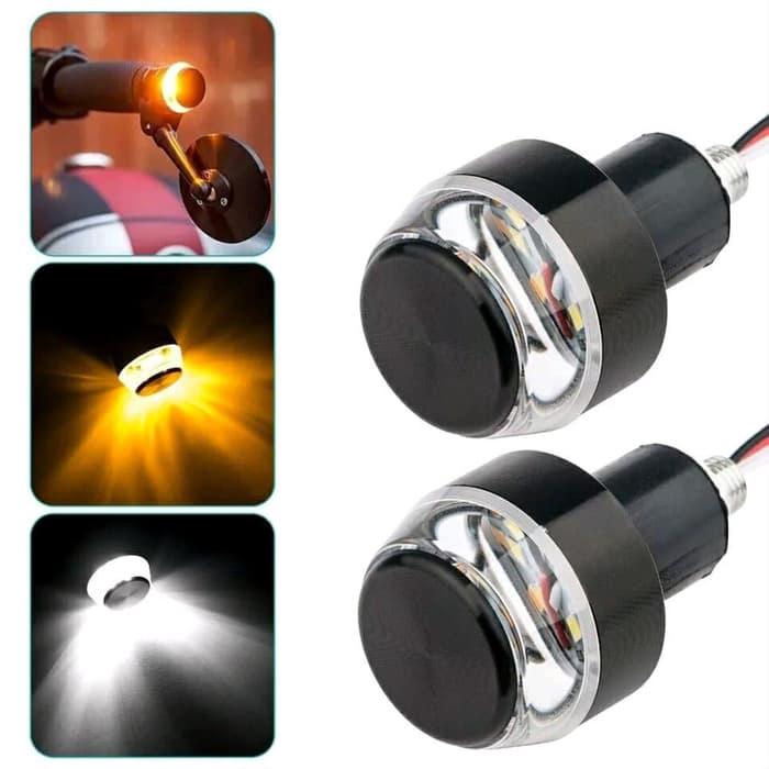 Lampu Drl Sen Jalu Handle Sein Motor Led Stang Motor Waterproof 2 Pcs Kiri Kanan