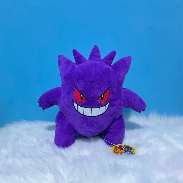 Boneka Pokemon Gengar Original New Plush | Boneka Gengar Pokemon Original | Boneka Pokemon Gengar Un