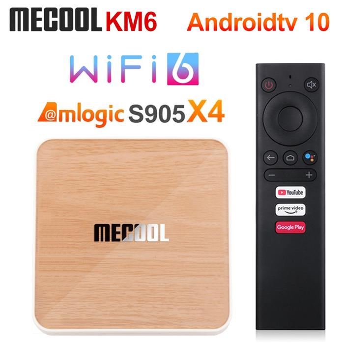 Mecool KM6 Deluxe Edition Amlogic S905X4 TV Box Android 10 4GB 64GB