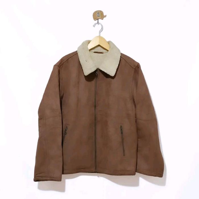 Vintage 90s yunikloo Japan Suede & Faux Fur Jacket Original 