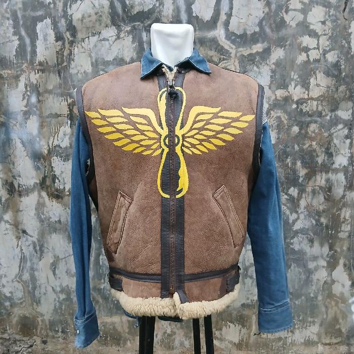 vest USAAF B-3 sheepskin schott nyc not buzz rickson