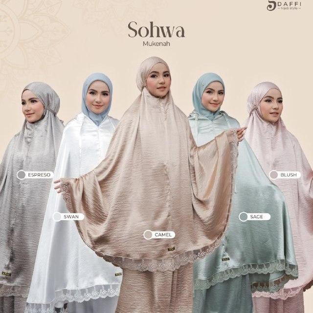 Mukena Daffi Hijab Putusan - Sohwa Mukenah Mukena Premium Adem Nyaman Anti Gerah Mewah Mukena Eksklu
