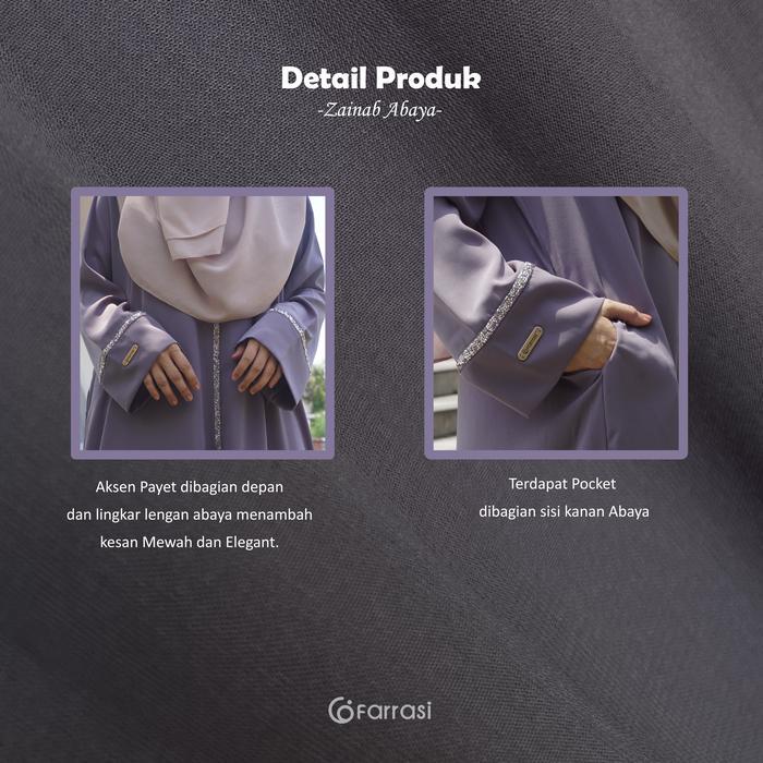 Farrasi Zainab Abaya Premium Terbaru !!!