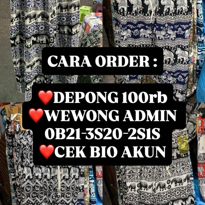 Celana Gajah Thailand Murah OB21-3S20-2S1S DEPONG 100rb Wewong Admin Cek Bio Akun