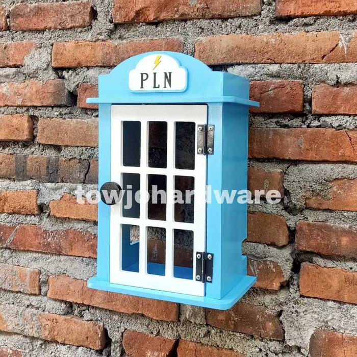 Bok Meteran Token/Pulsa Desain Telephone London PLN tempat pelindung meteran PLN