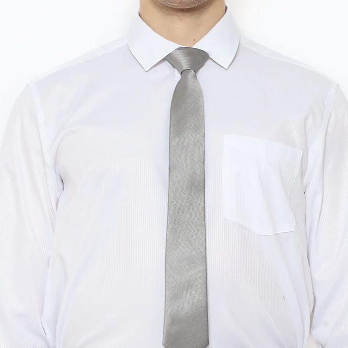 Terbaru Lawell Dasi Instant Pria Formal Dasi Zipper Polos Slim Tie Kualitas Premium Branded