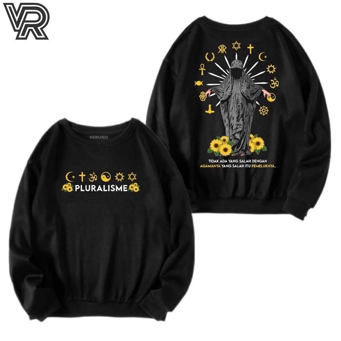 Veruno Crewneck Pluralisme sweatshirt musik Unisex