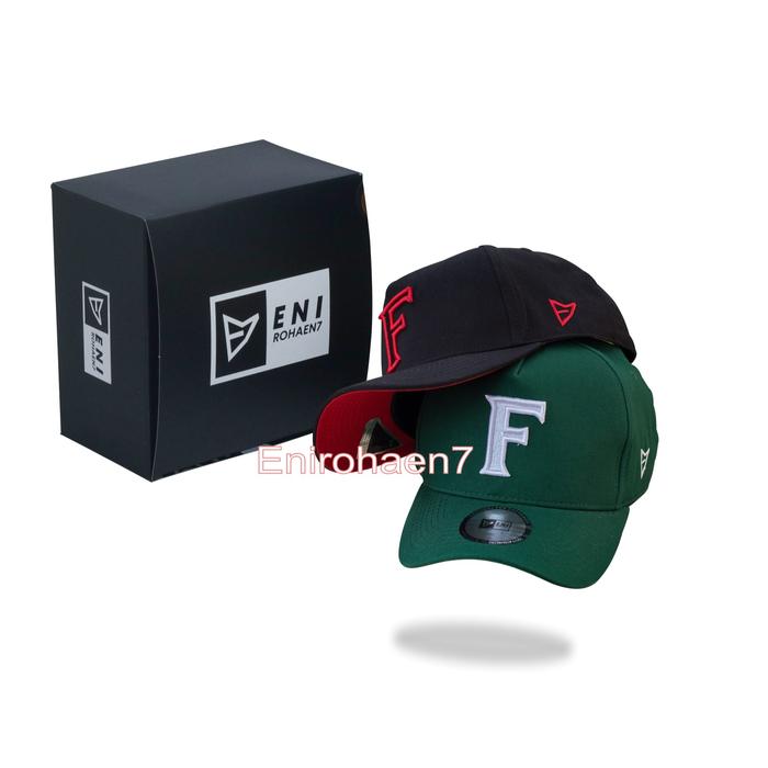 E7 Topi Inisial F Topi Baseball Topi Logo F Topi Huruf F CMPR Trucker