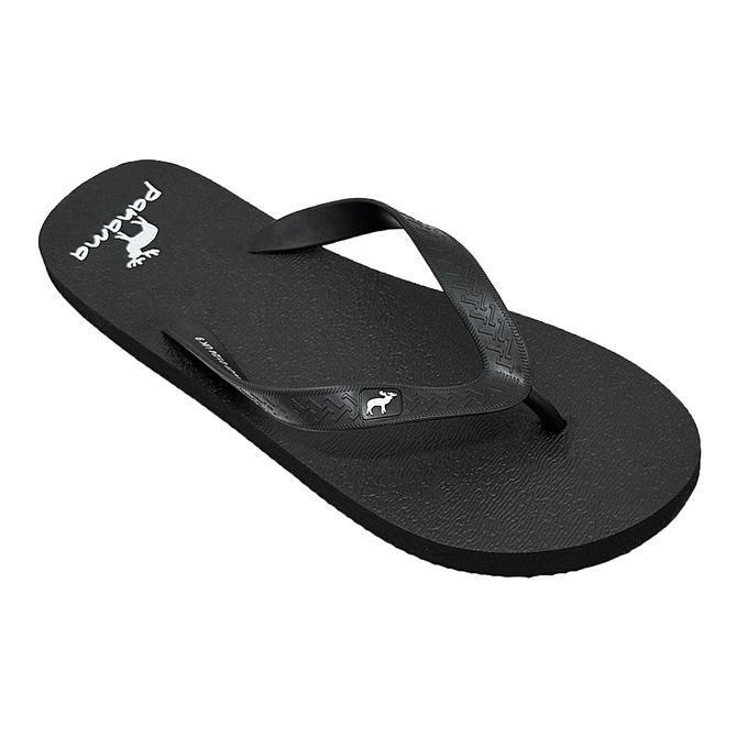 Panama Basic MBN1 Black Sandal Jepit Pria Sendal Karet Cowok - Hitam | HOT