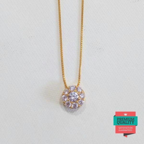 PROMO KALUNG MODEL DIAMOND EMAS ASLI KADAR 875 ELEGAN