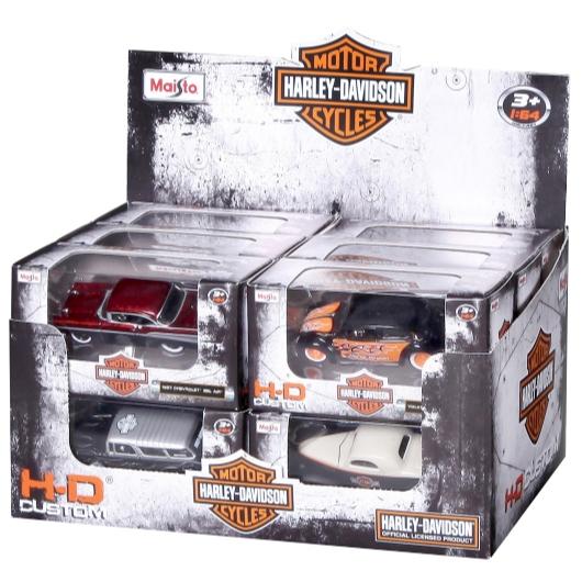 Maisto - Harley Davidson 1:64 Customs Cars Diecast Toy Car Many Models